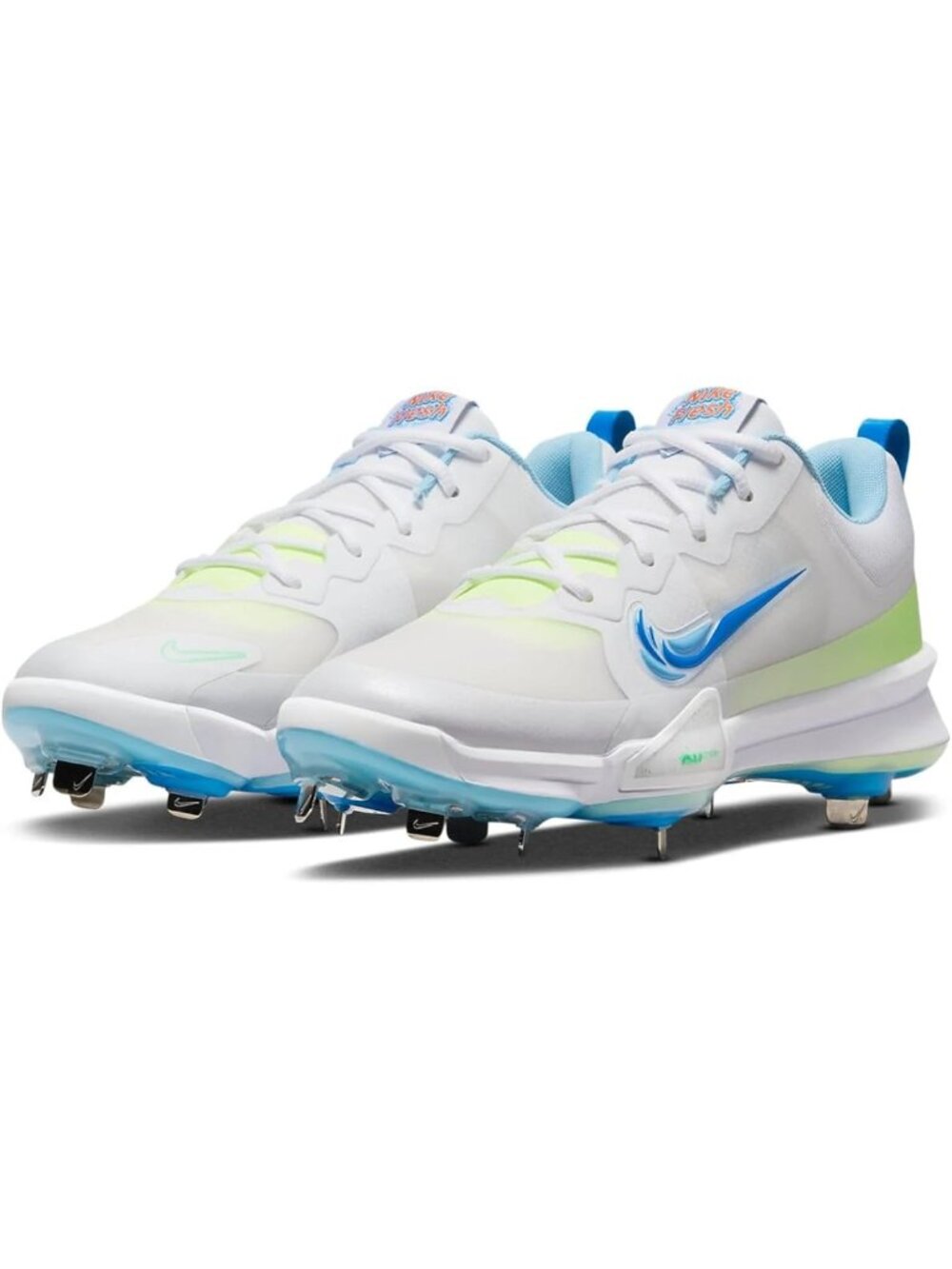 Nike Mens Force Zoom Trout 9 Pro Low Metal Baseball Cleats FQ7941-100 Size 7.5